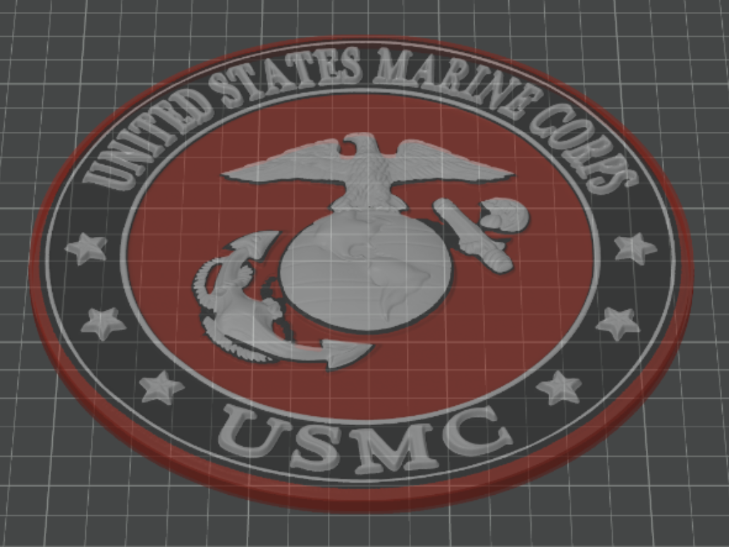 USMC Plaque