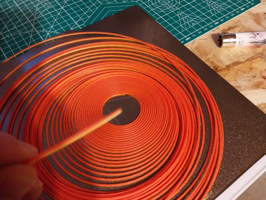 Mélange de couleur de filament 50% 50%