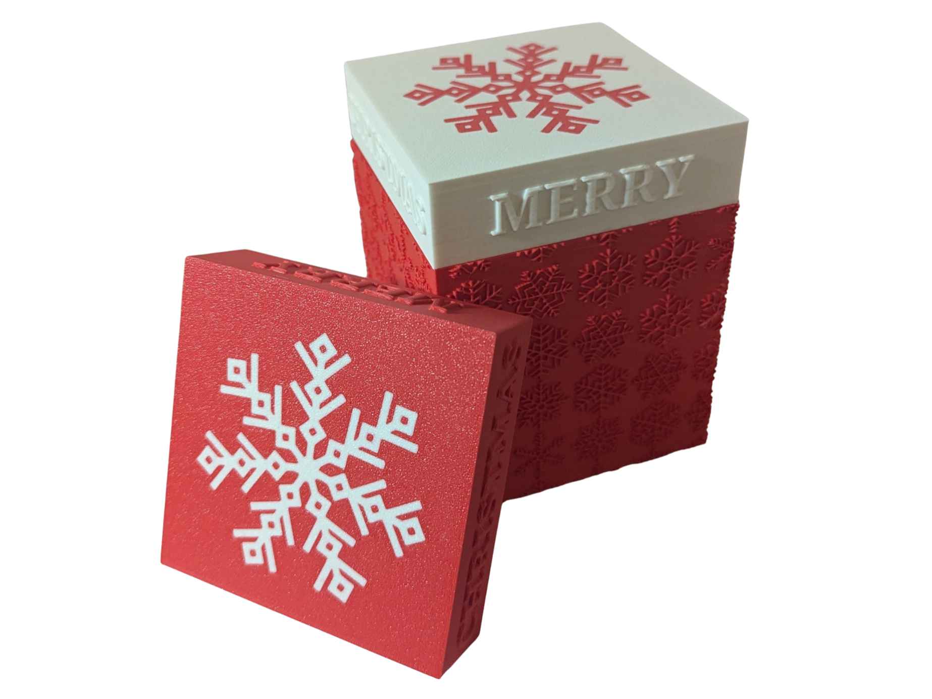 Snowflake Ornament Box / Gift Box (Multicolor)