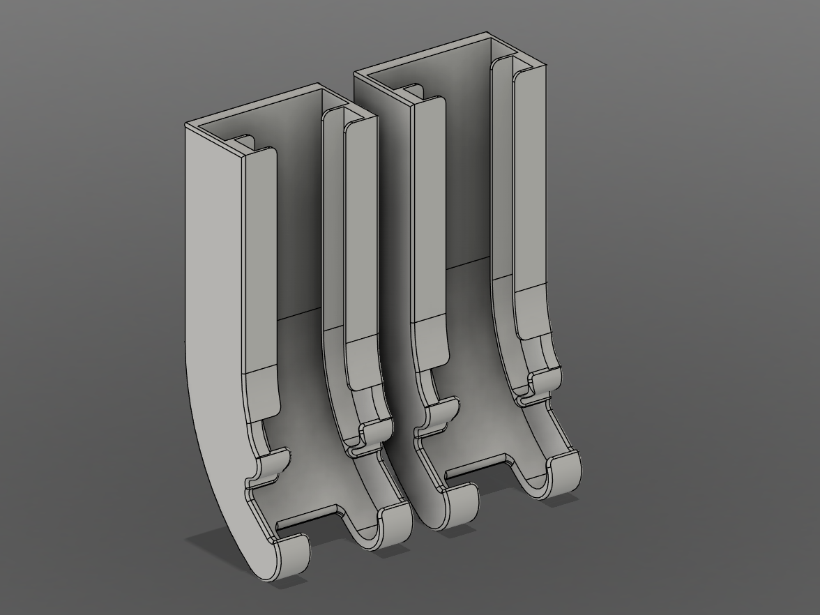 Battery Wall Stand/Holder (screw hole version)