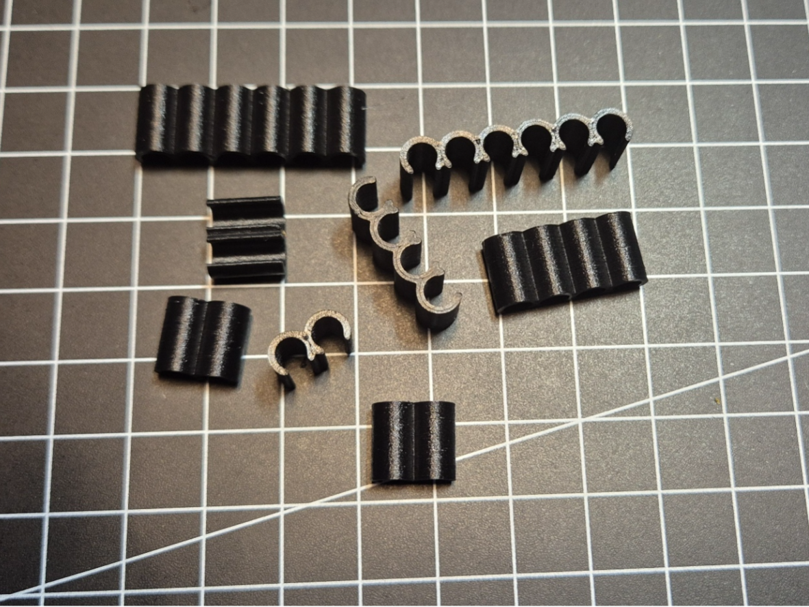 PTFE Tube Clips Bracket Set 4mm Tubes Bike