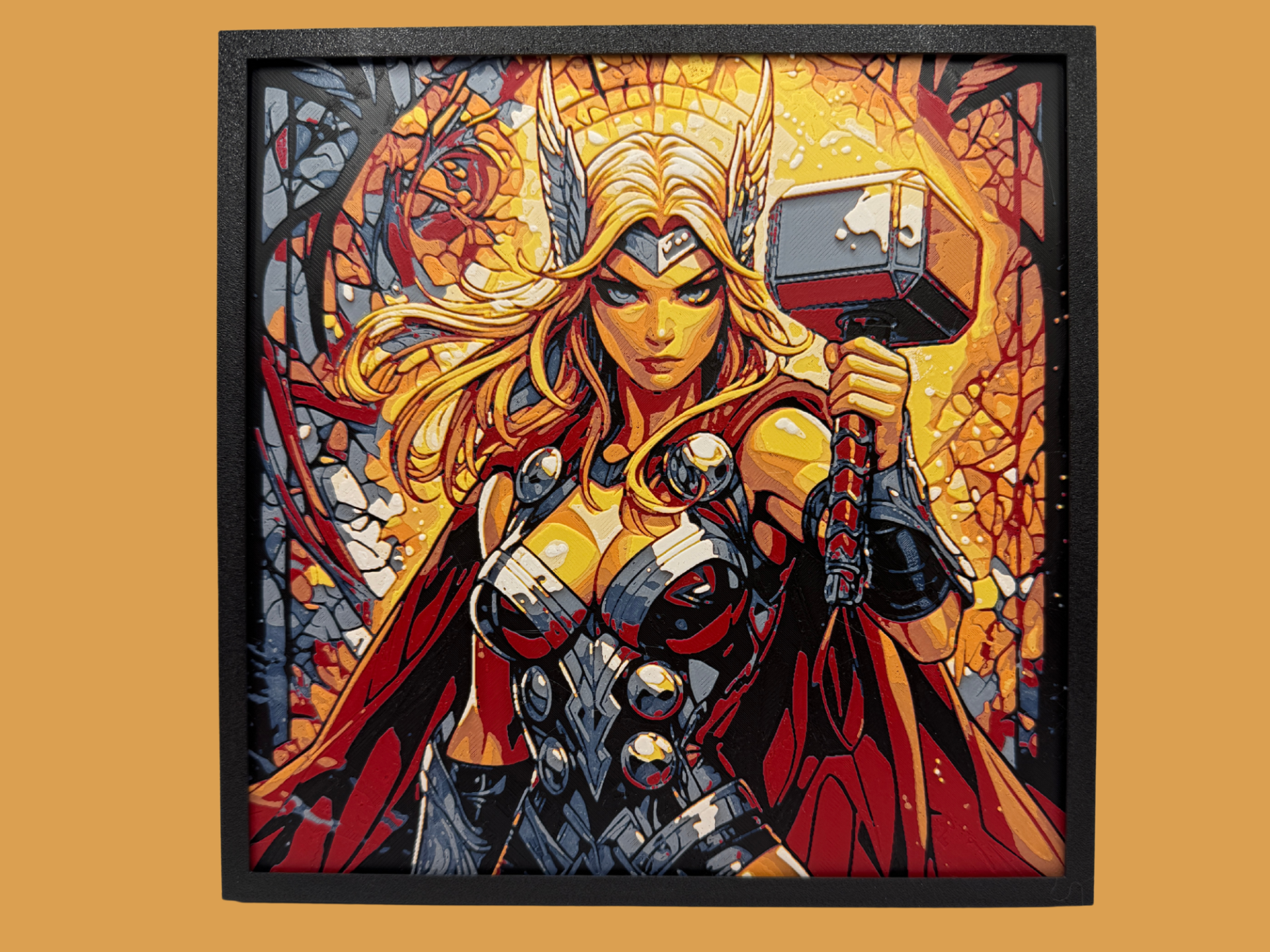 Lady Thor - Jane Foster - Stained Glass Style