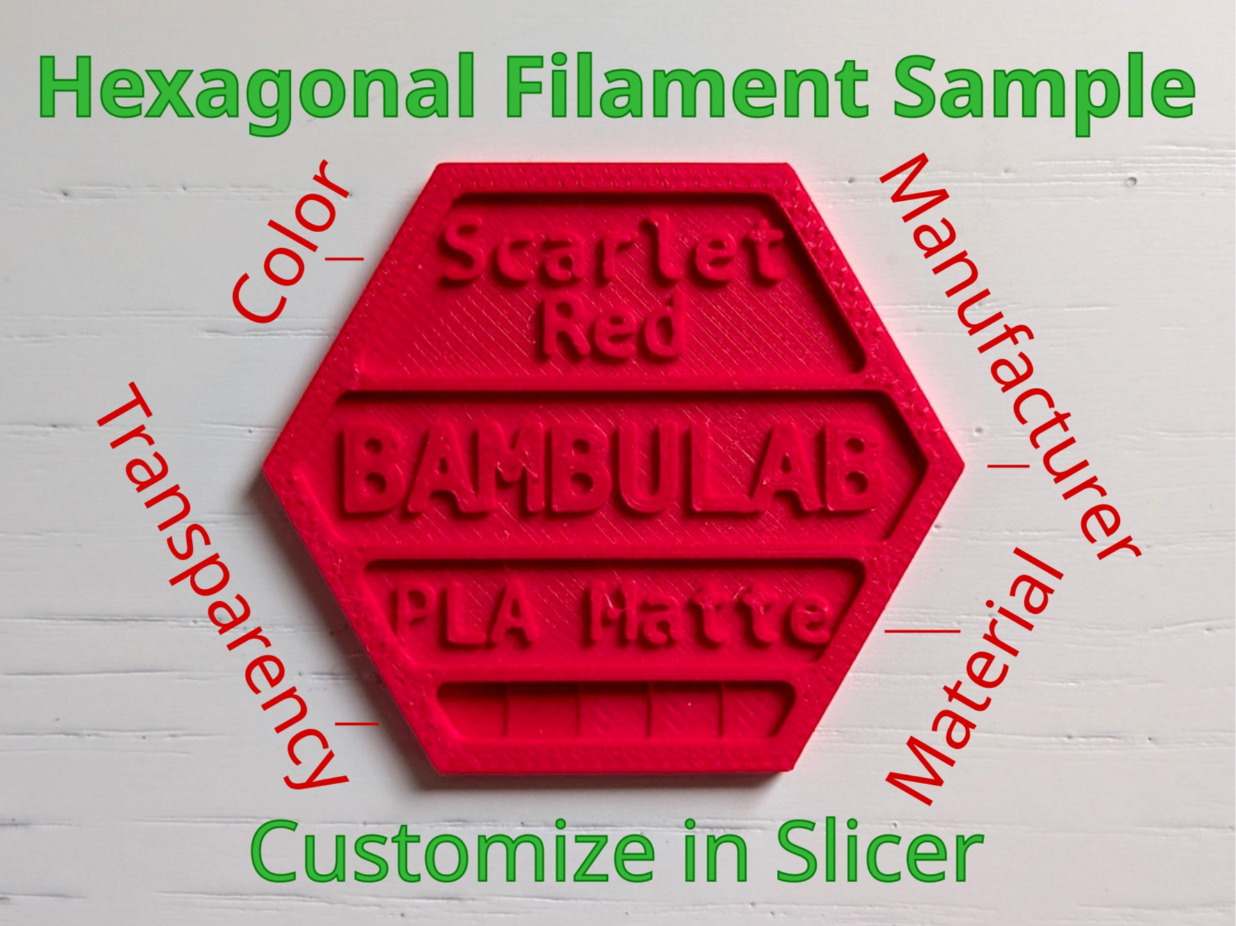Hexagonal Filament Sample