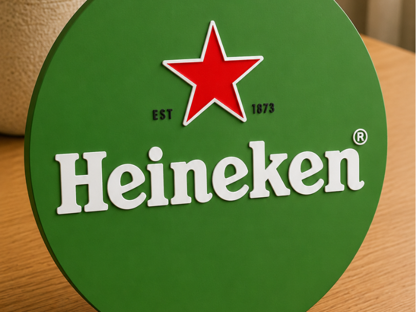 Heineken Logo Plate