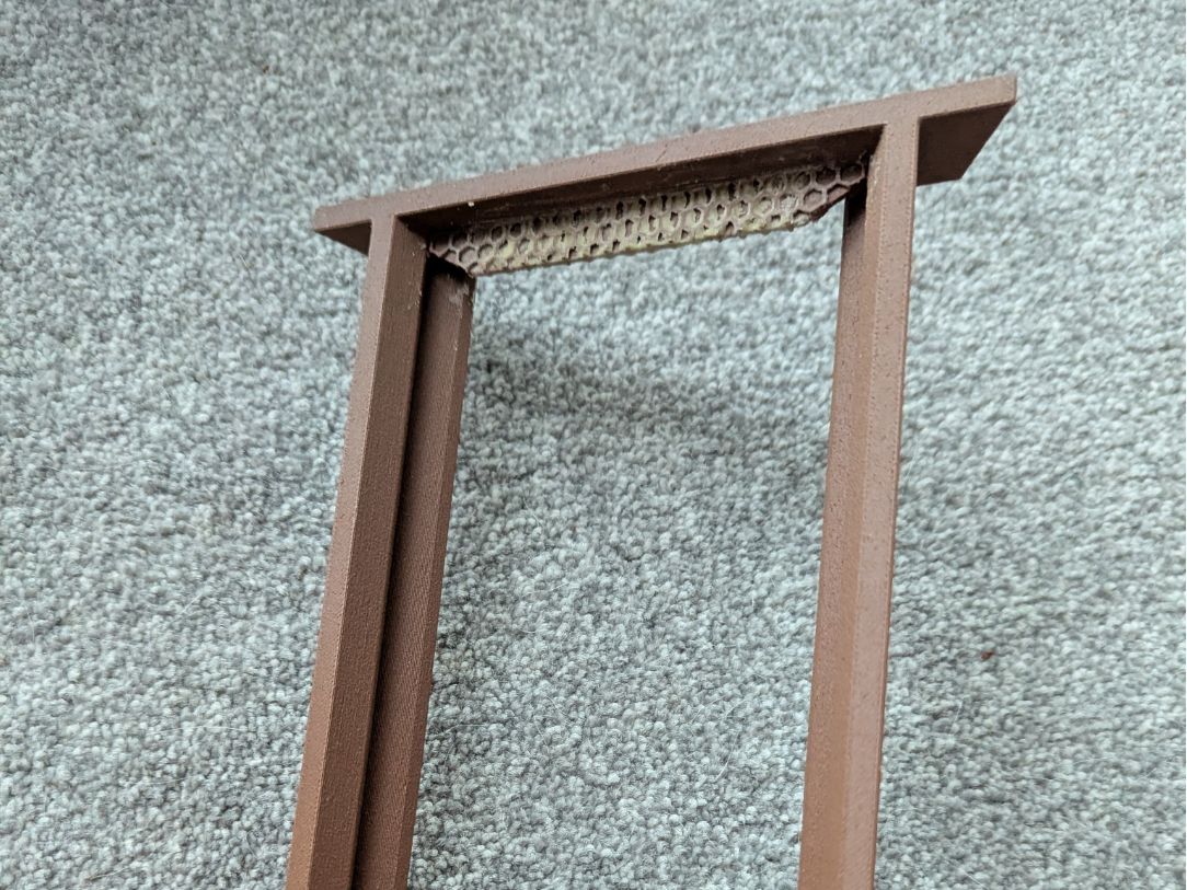 Hex Hives Honey Frame W/ Starter Strip (small)
