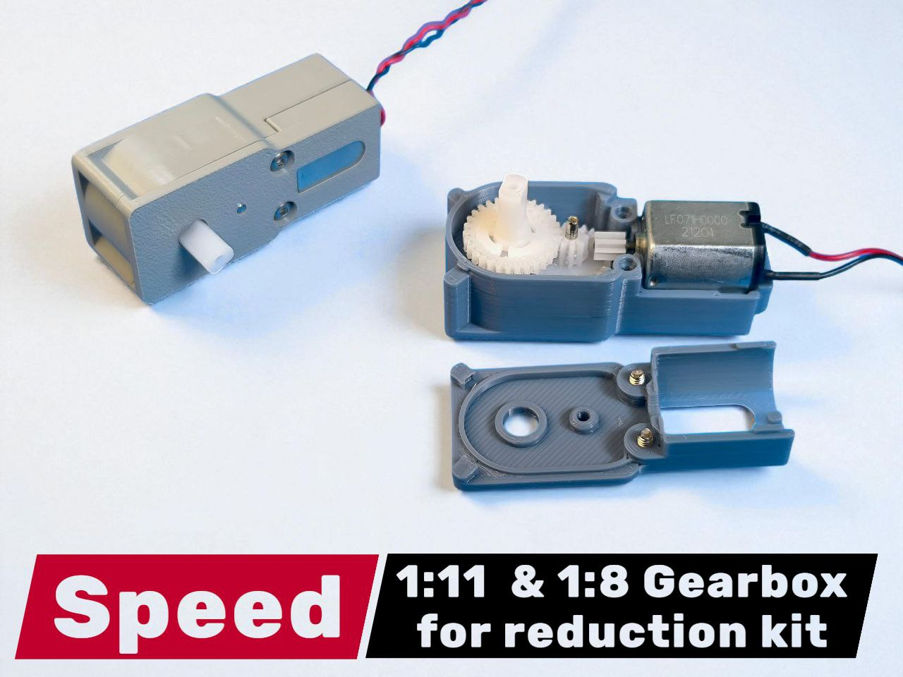 Speed Gearbox 030 DC Motor 1:11|1:8