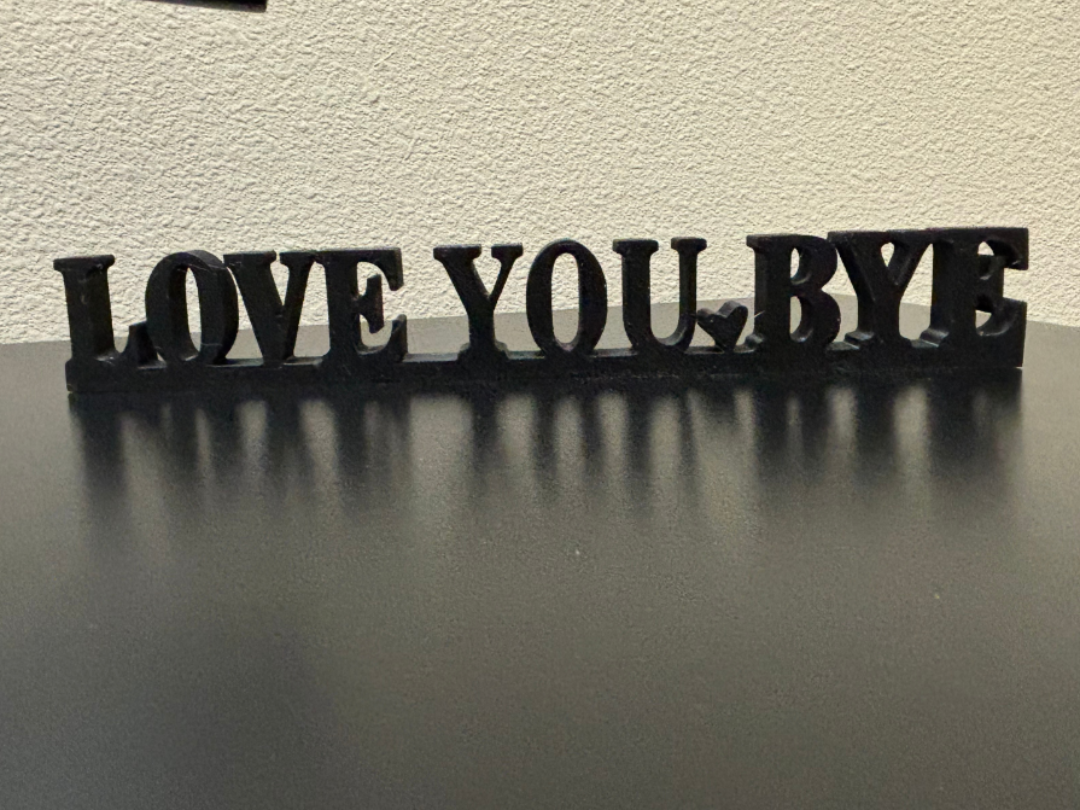 Love You Bye - Wall Art