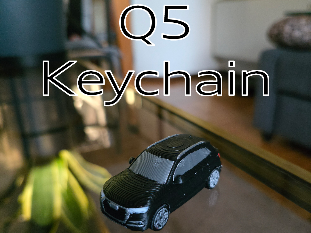 Audi Q5 Keychain (working wheels)