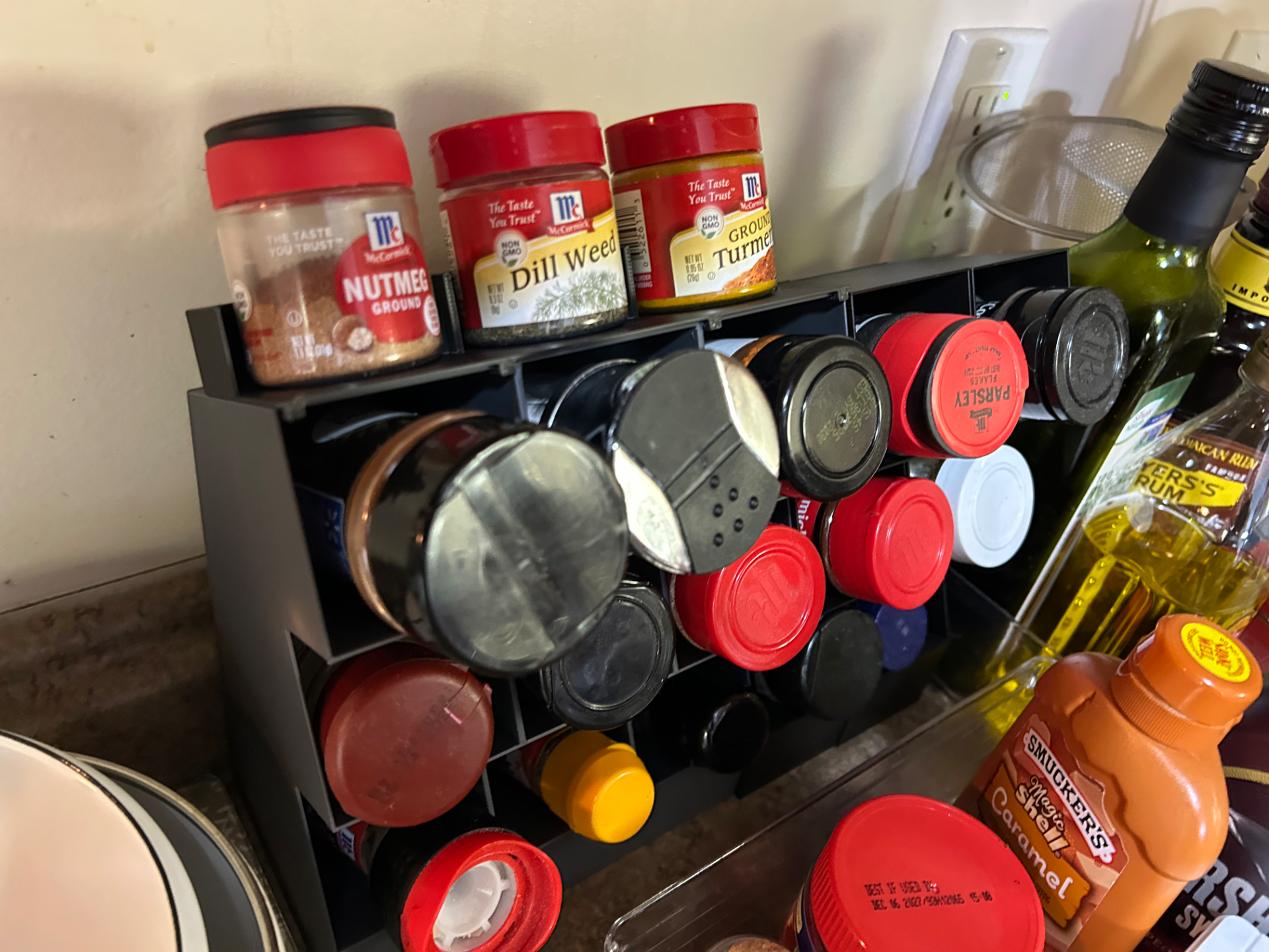 Spice bottle organizer stand mark 3 plus