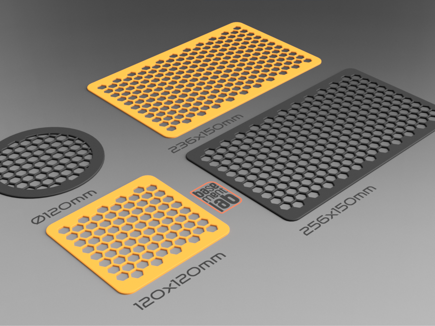 Honeycomb Design Wall Grid Cover Collection