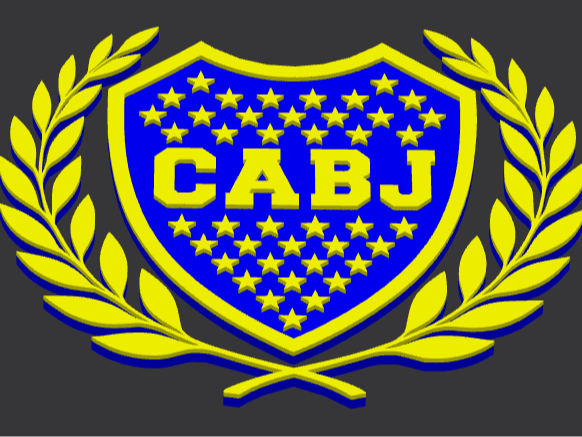 ESCUDO BOCA LAUREL