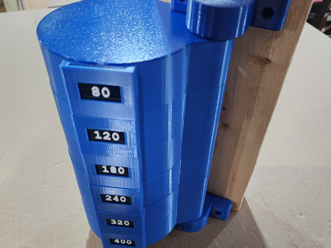5" Sanding Disk Organizer Heavy Duty