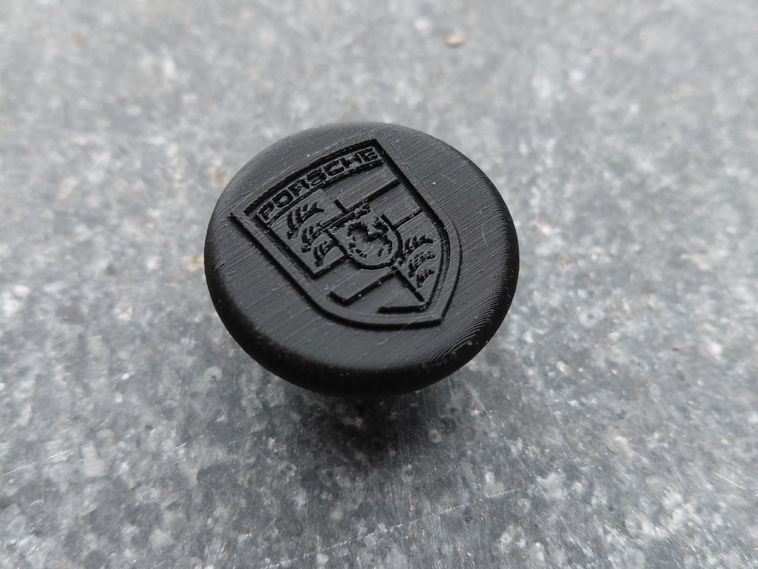 porsche 911 G-model mirror button with logo