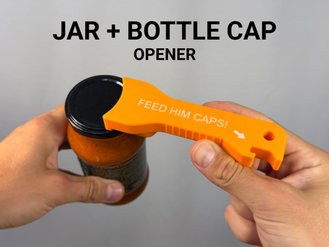 Jar Vacuum Releaser + Bottle Cap Opener