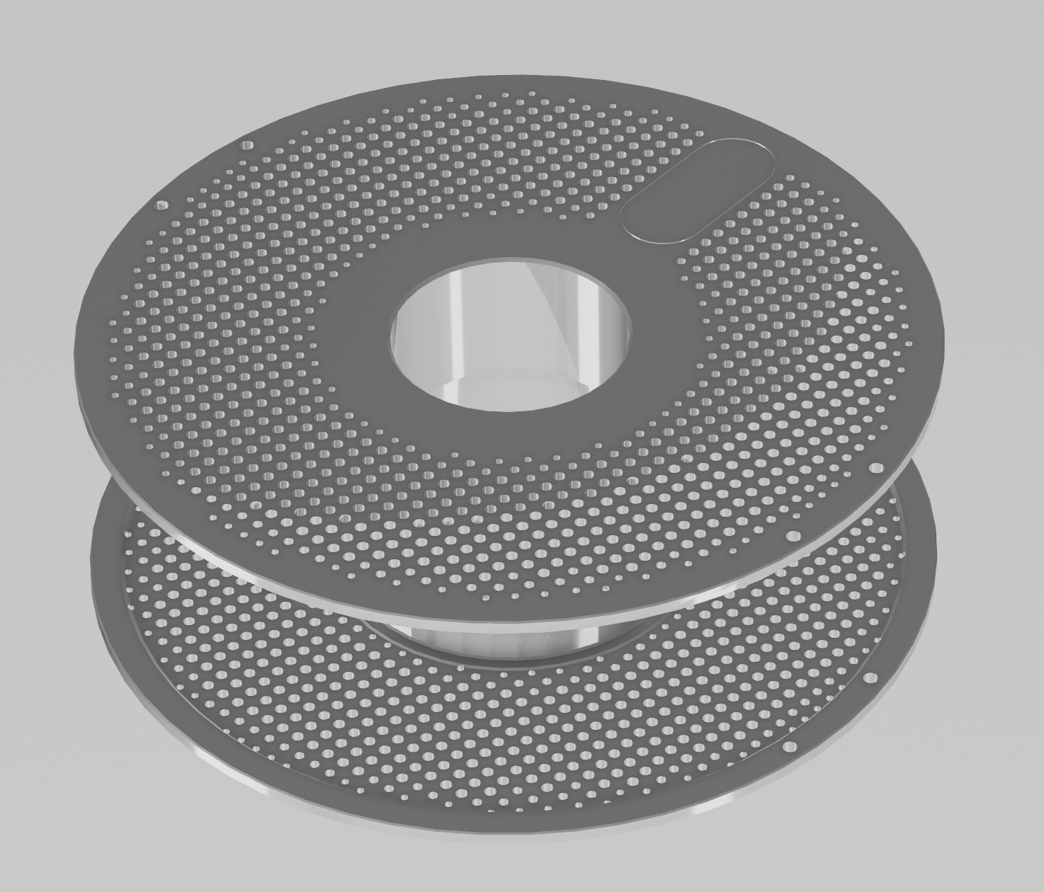Bambu Reusable Spool with holes