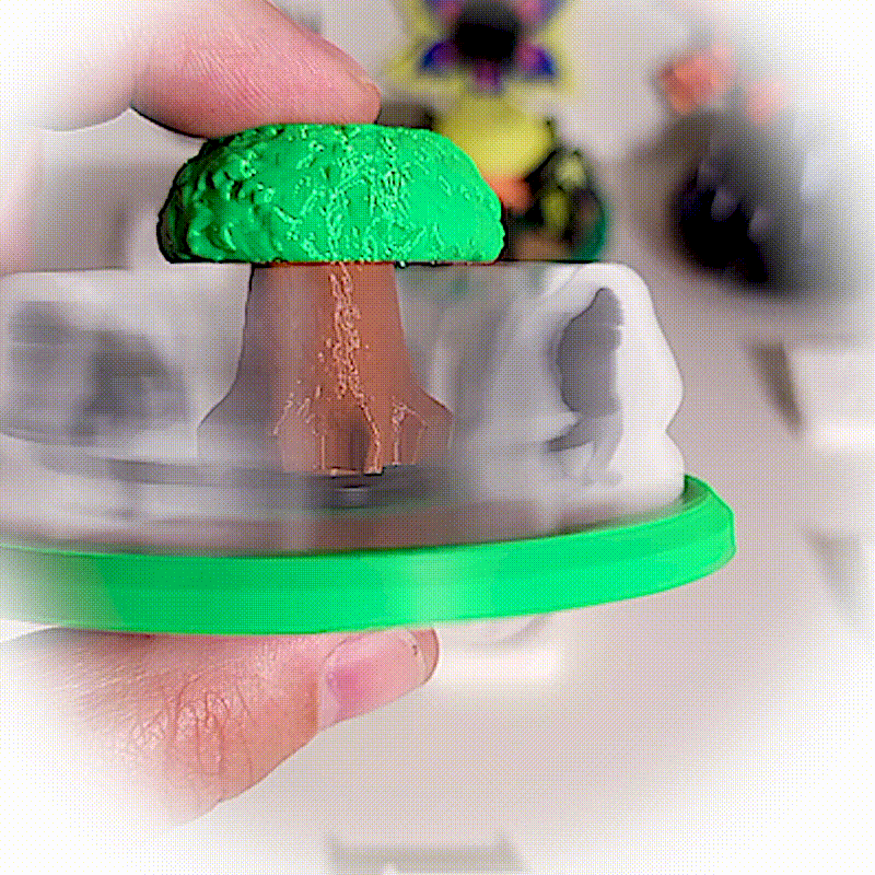 Bigfoot Zoetrope flipbook style animated spinner