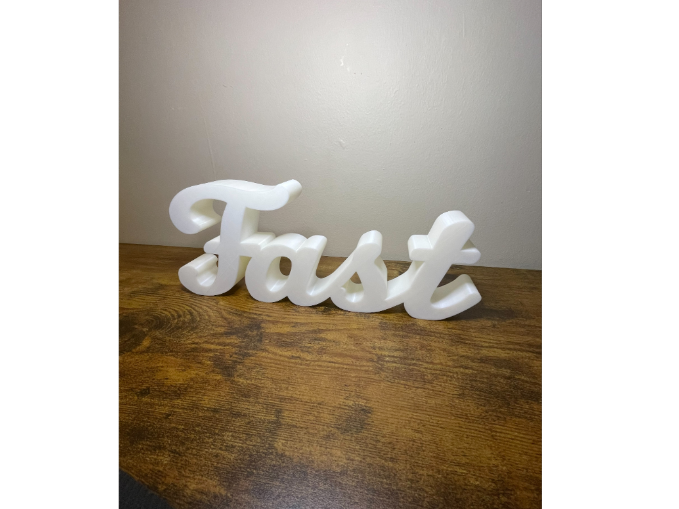 FAST - Free standing word - Decor
