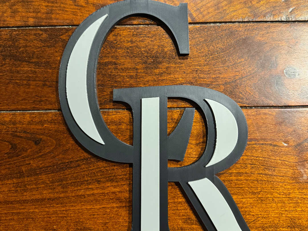 Colorado Rockies Oversized Necklace Logo