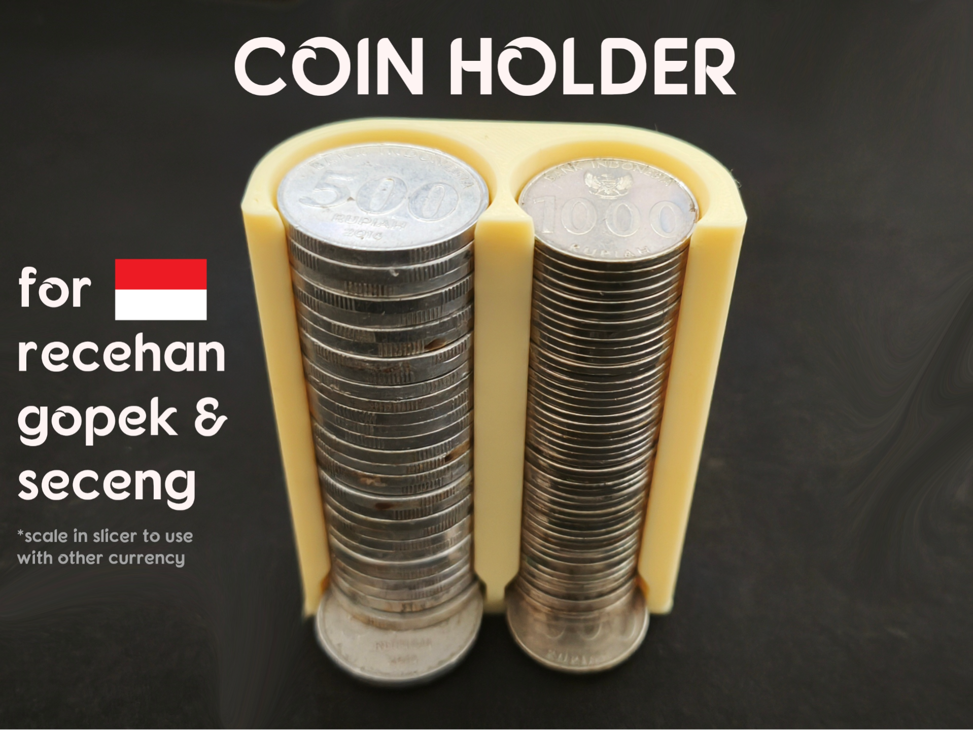 Coin Holder - Indonesia Receh