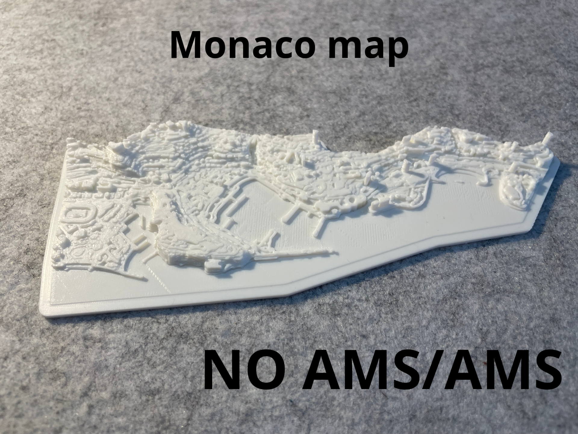 Monaco 3D City Map – AMS & Non-AMS