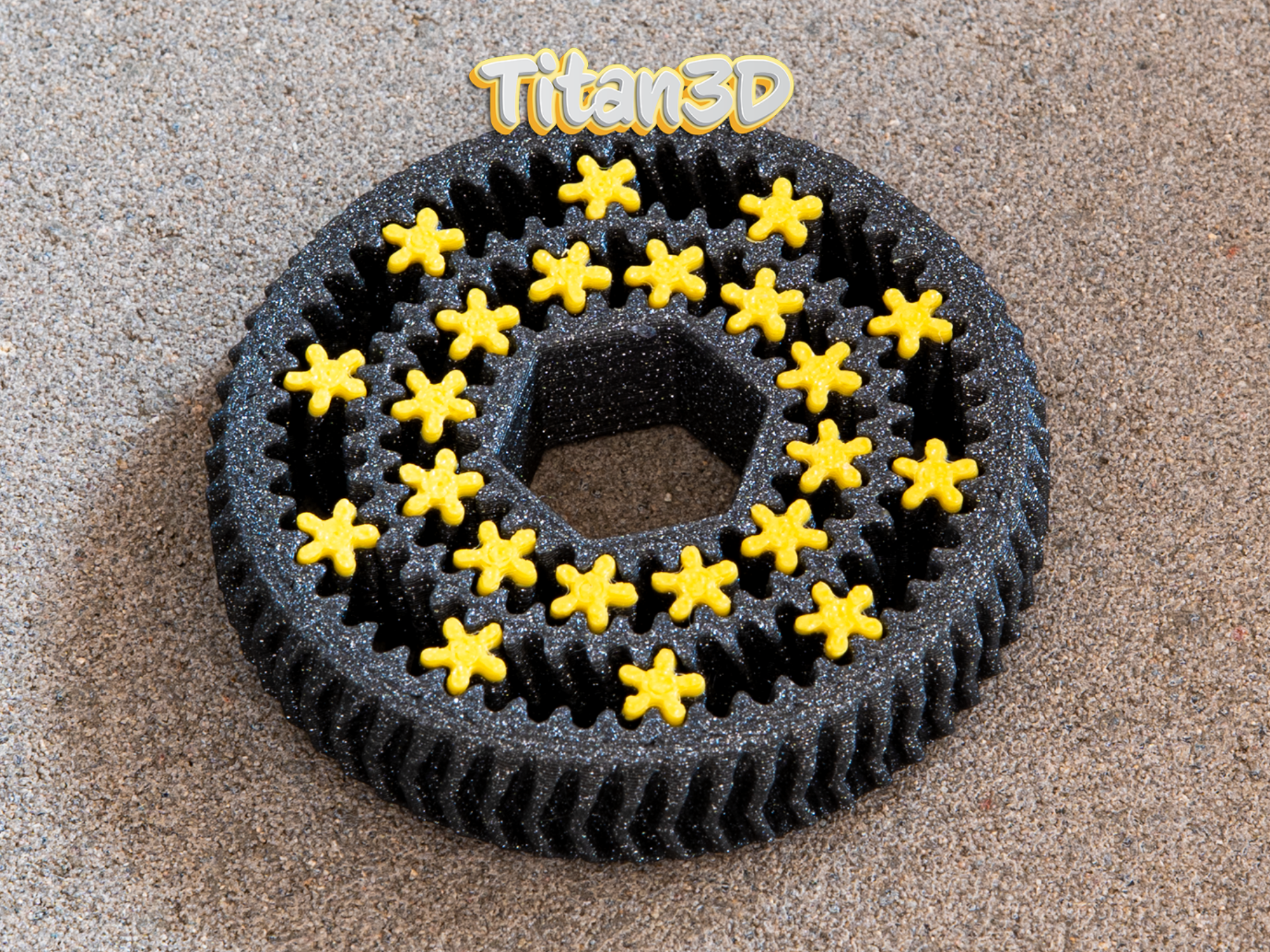 Double Planetary Gear Fidget