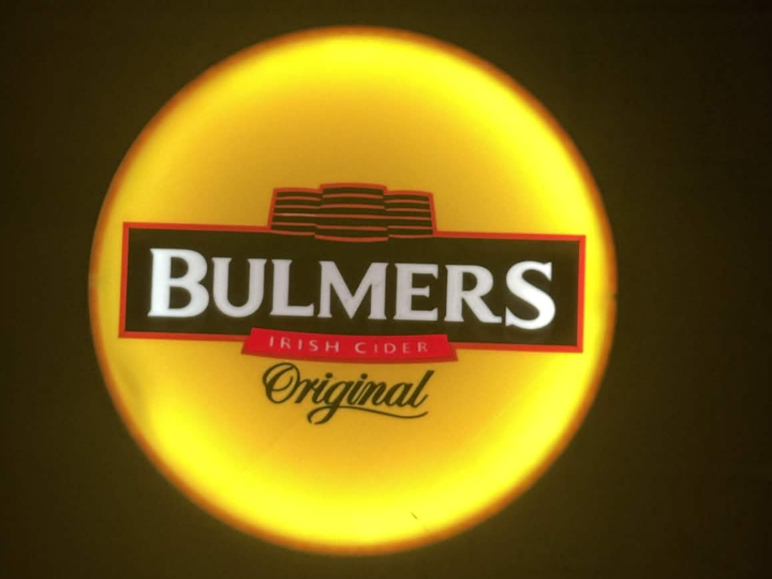 Bulmer Cider - 2 Sided pub style lightbox sign
