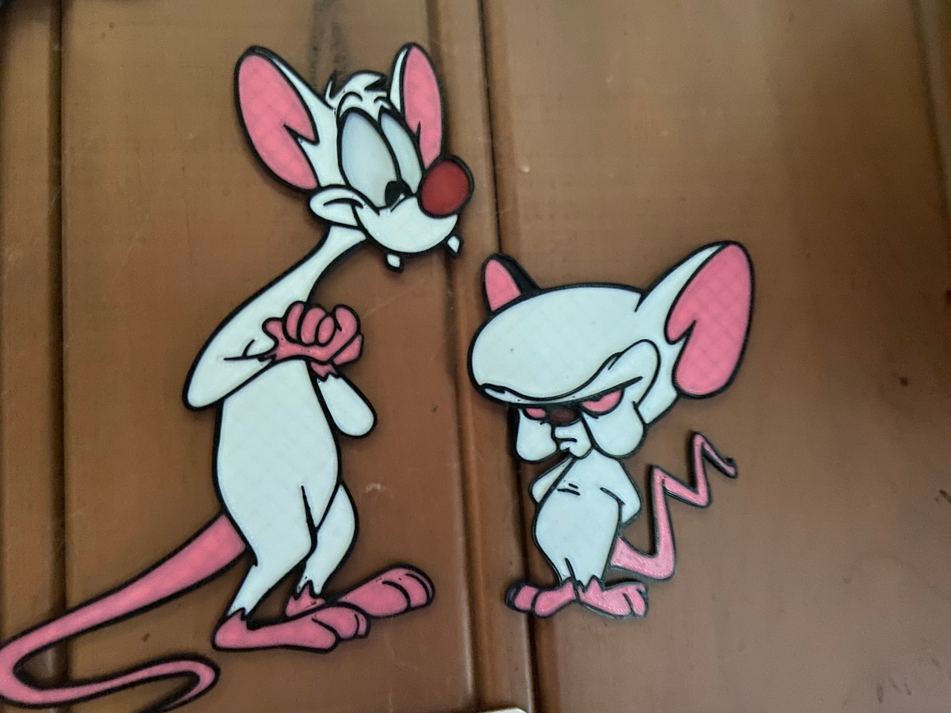 Pinky and Brain Wall Art