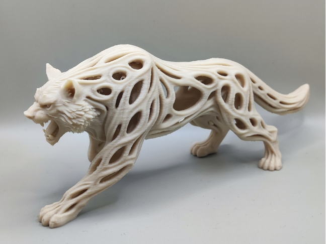 Angry Wolf Abstract Sculpture
