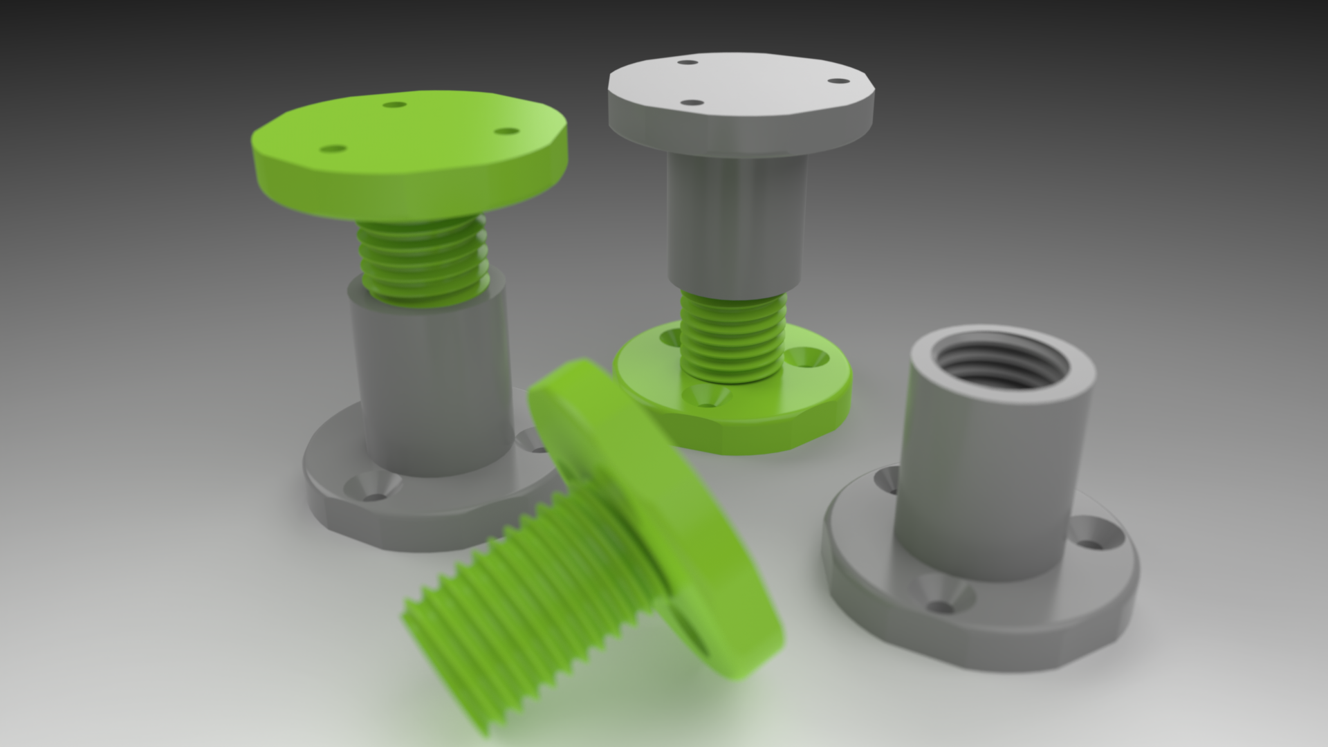 Adjustable Support / Furniture Leg (Easy to print)