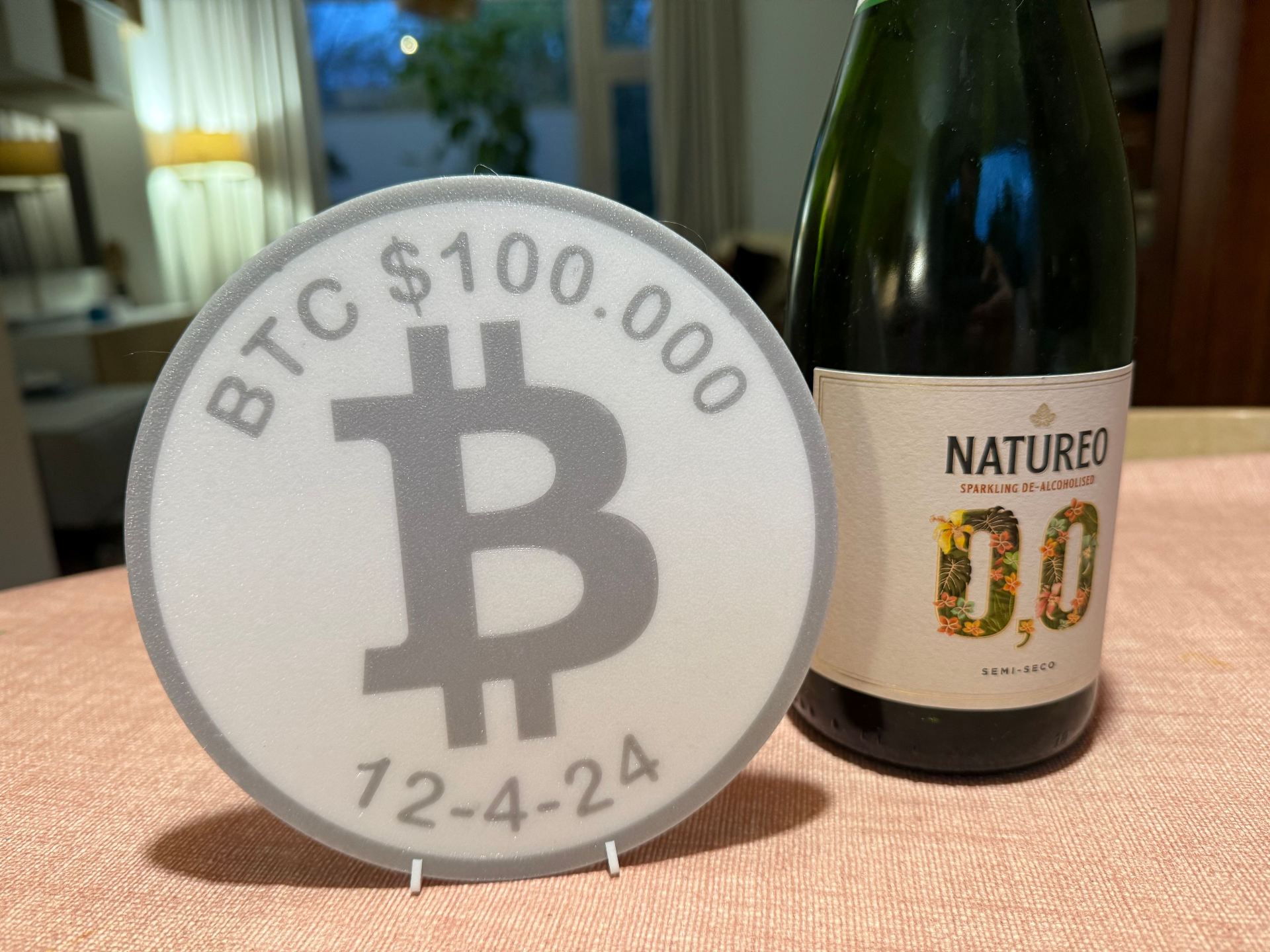 Bitcoin (BTC) 100K achievement Plaque