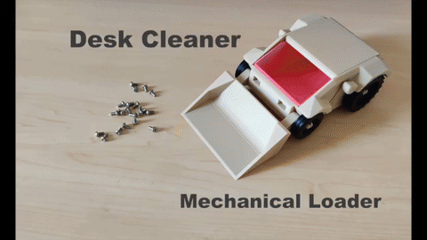 Desk Cleaner Mechanical Loader