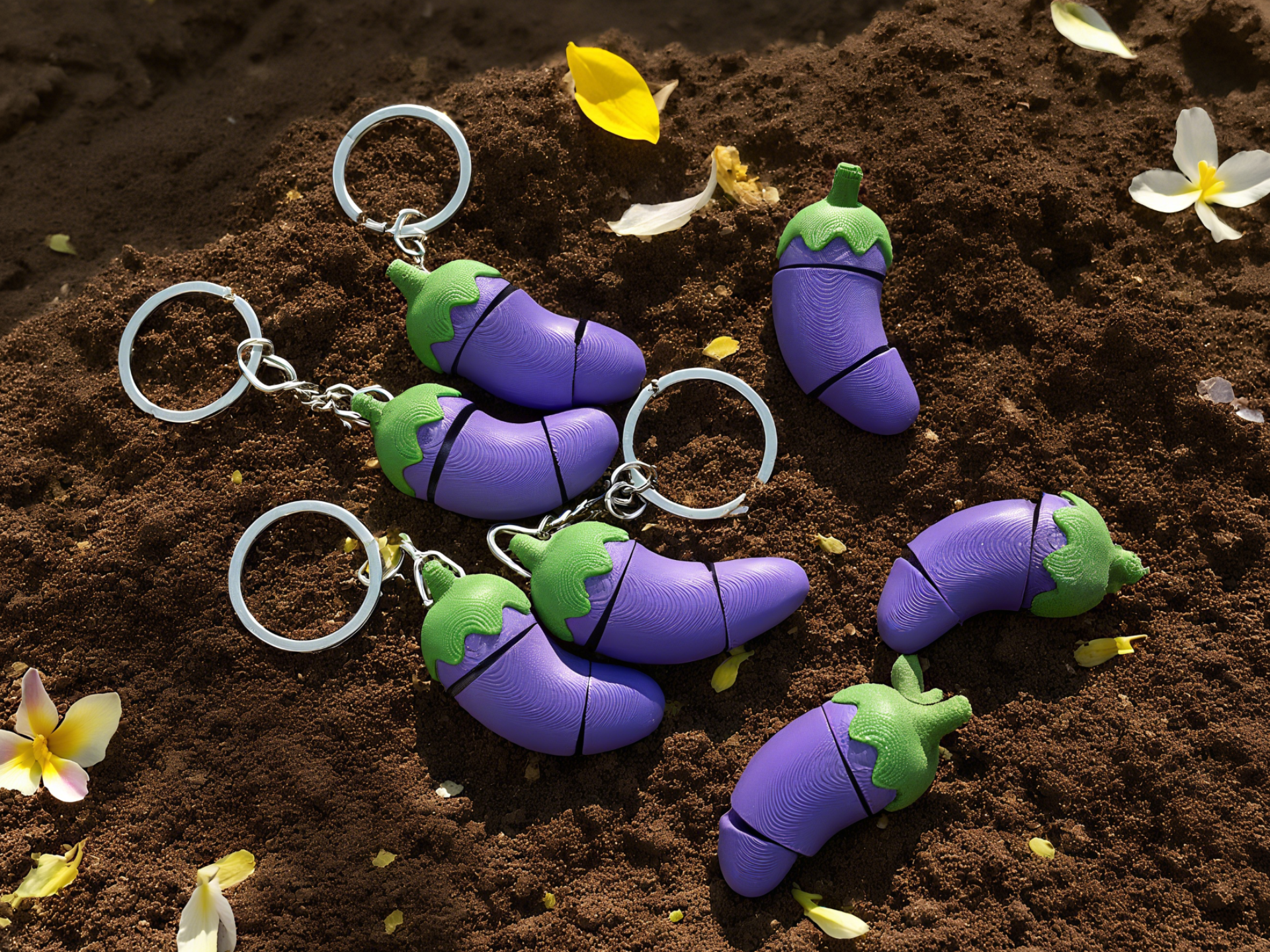 Hinged Vegetable Series - Eggplant