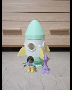 Build Your Own Rocket Modular DUPLO Compatible Toy
