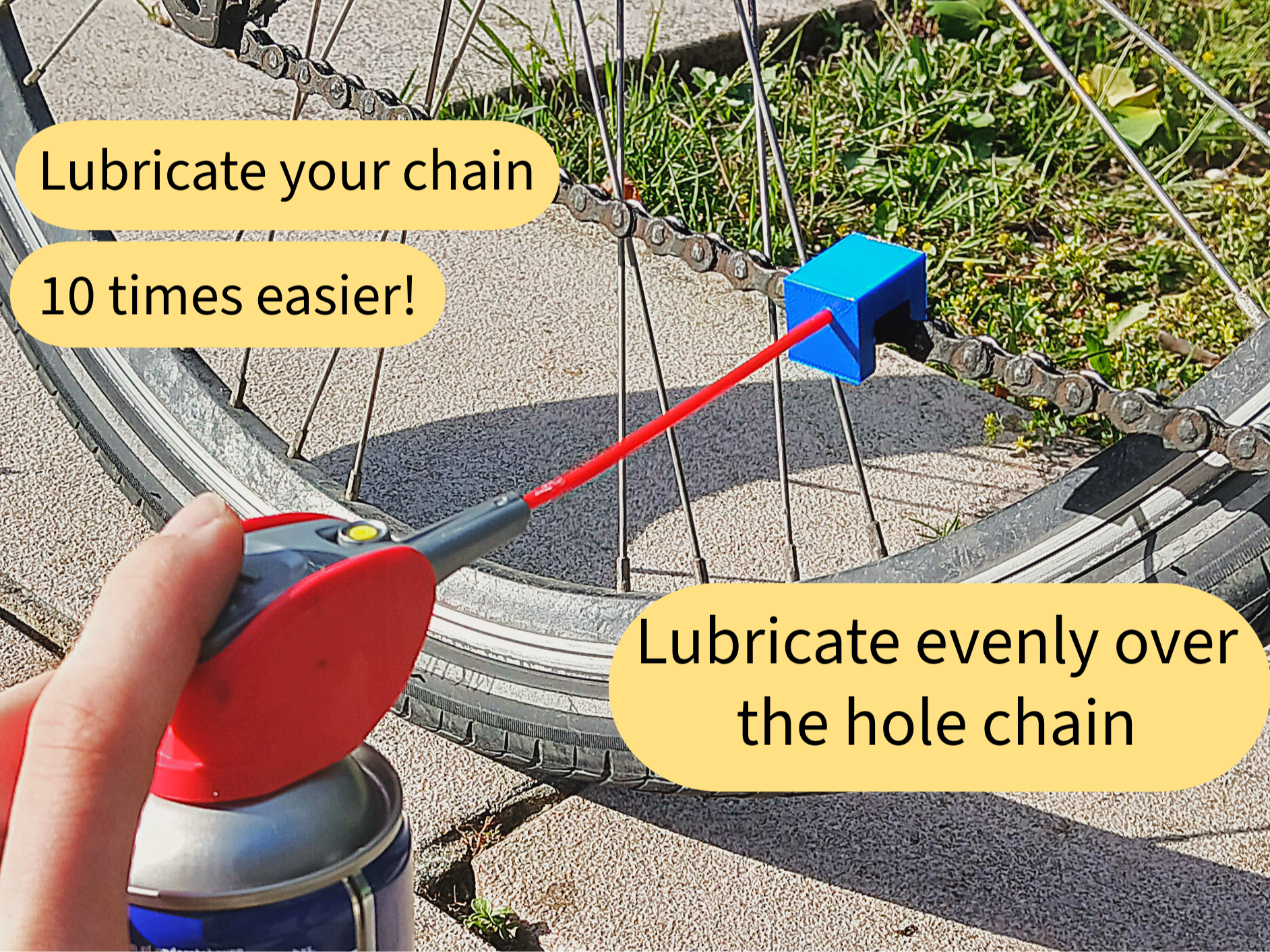 bike chain lubrication tool