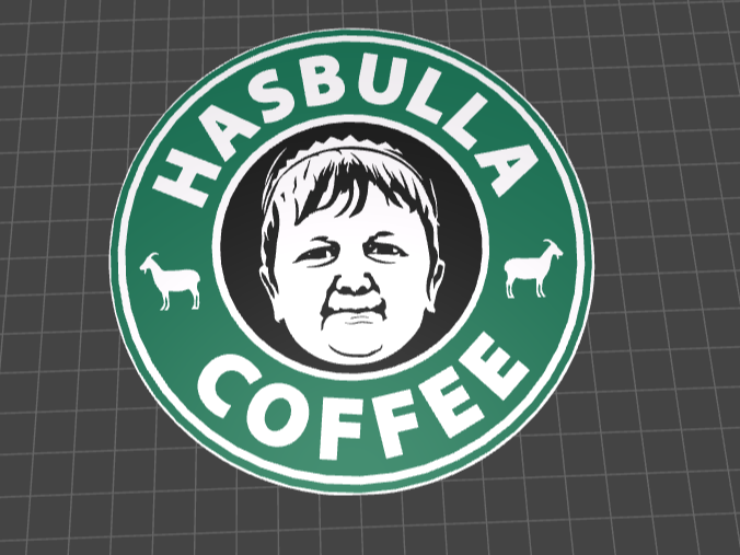 Hasbulla Coffee Coaster