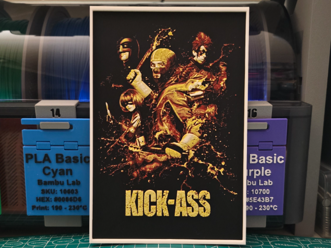 Kick-Ass Movie Poster -Hueforge Art