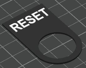Reset Button Label