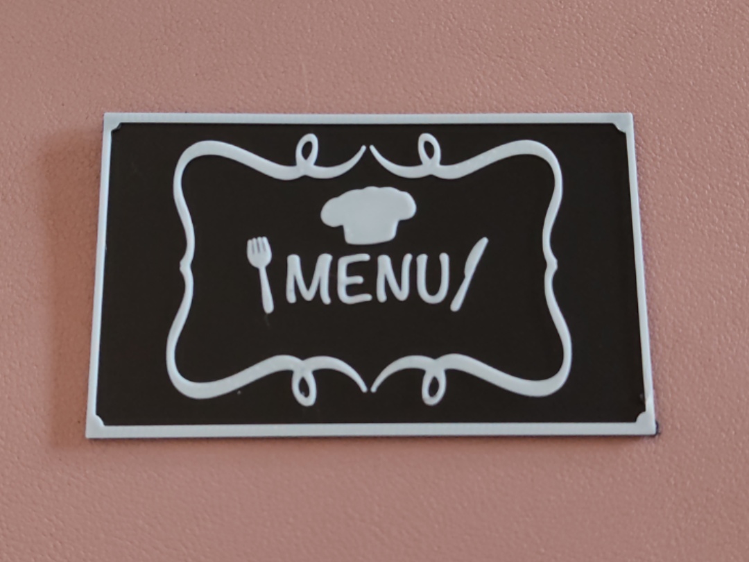 Support tag NFC pour menu