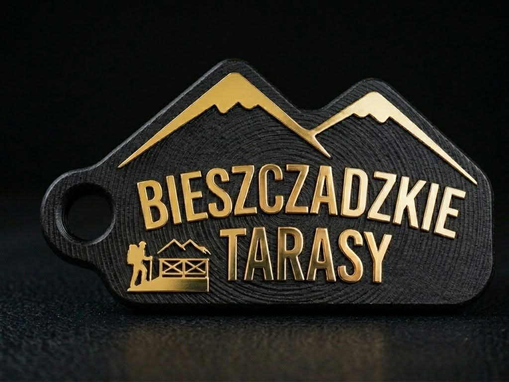 Bieszczadzkie Tarasy Keychain