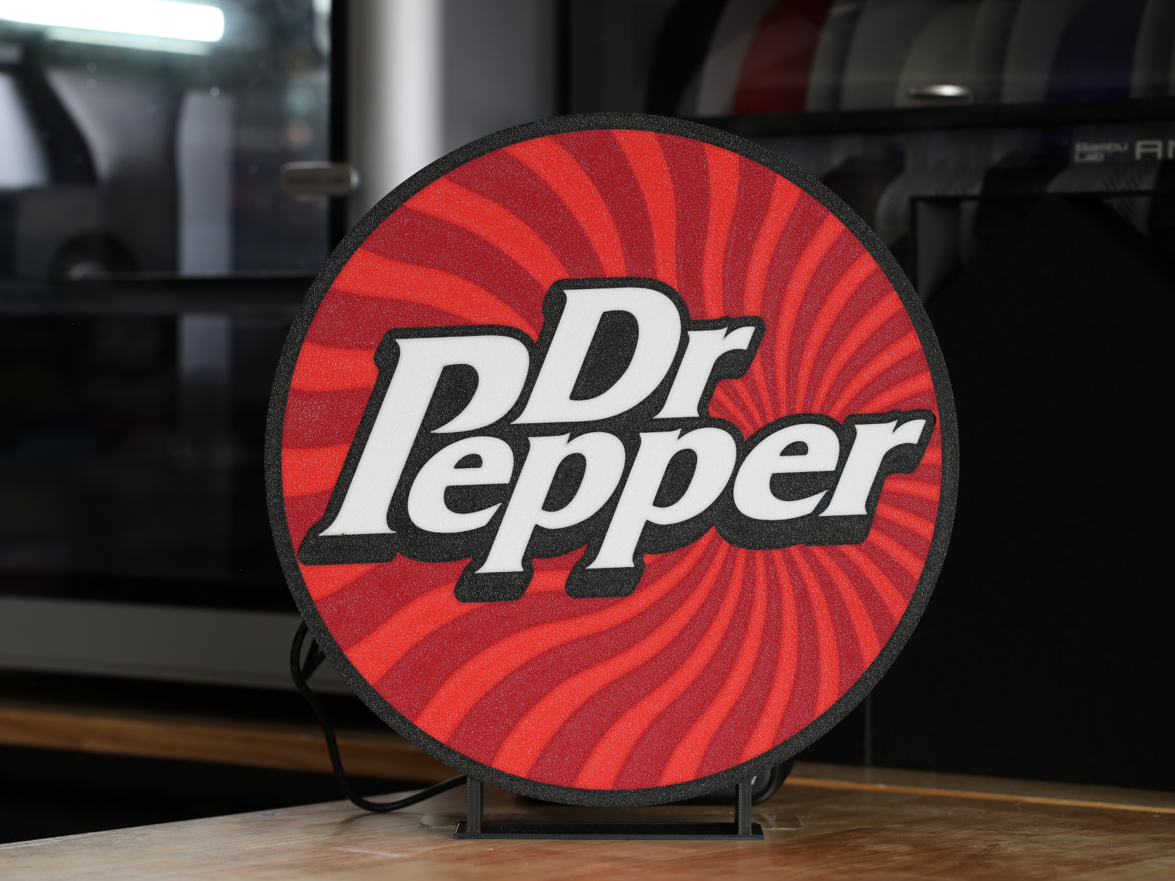 Dr Pepper New Style Logo LED Light Box