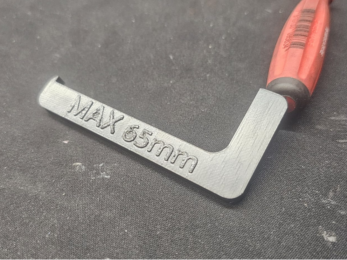 Rim max 65mm measuring tool UCI