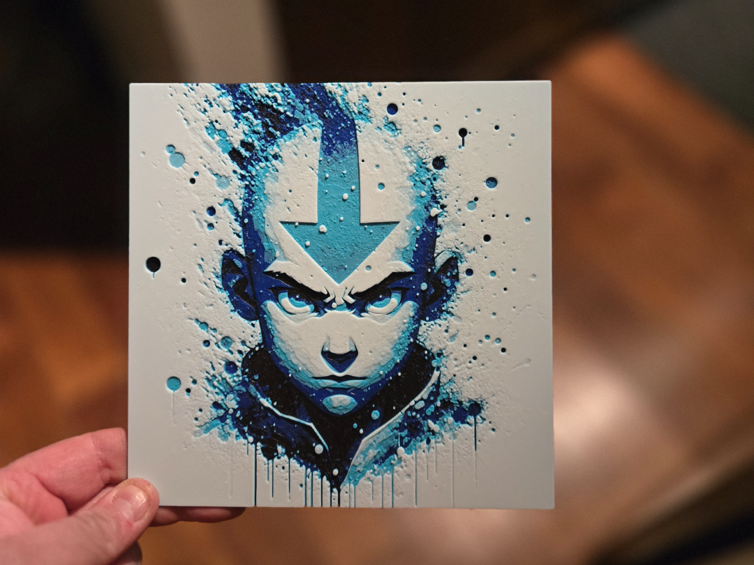 Graffiti Avatar Aang Hueforge