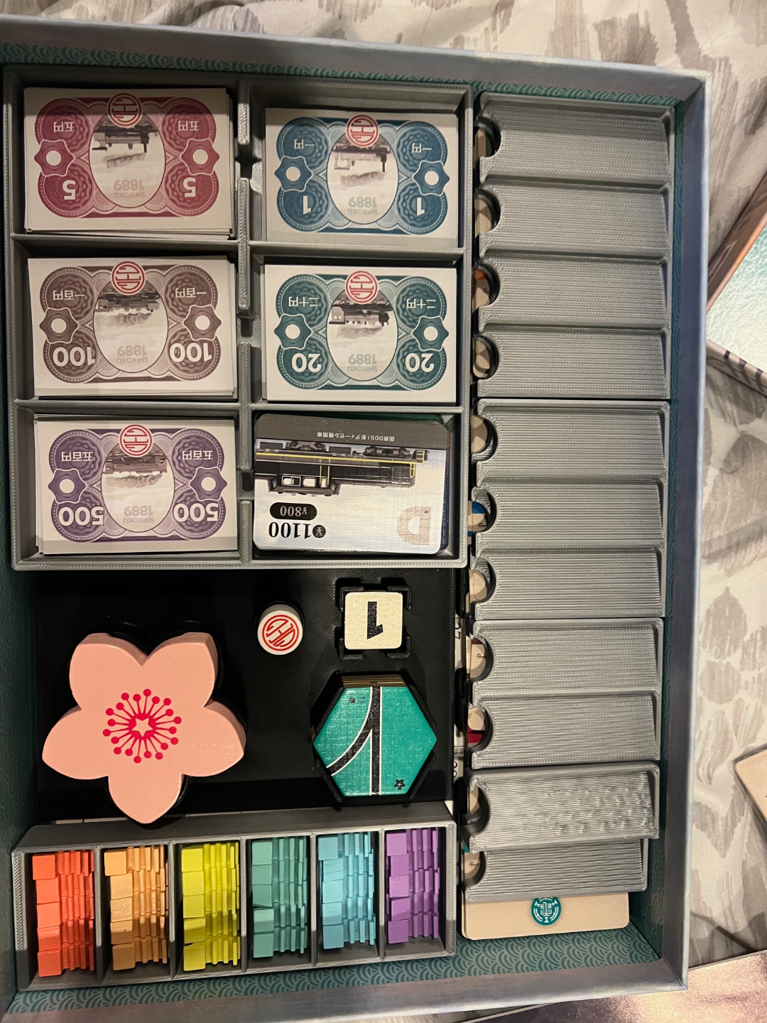 Shikoku 1889 Board Game Insert