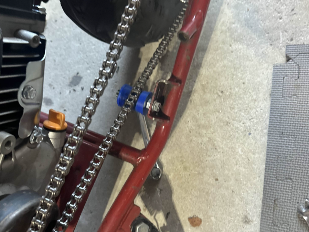 Minibike Chain Tensioner