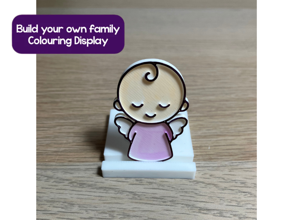 Angel Baby – Family Colouring Character