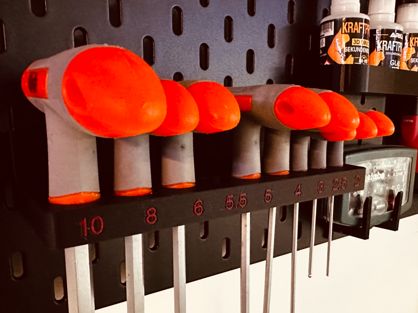 hexagon key imbus Ikea Skadis T-Hex