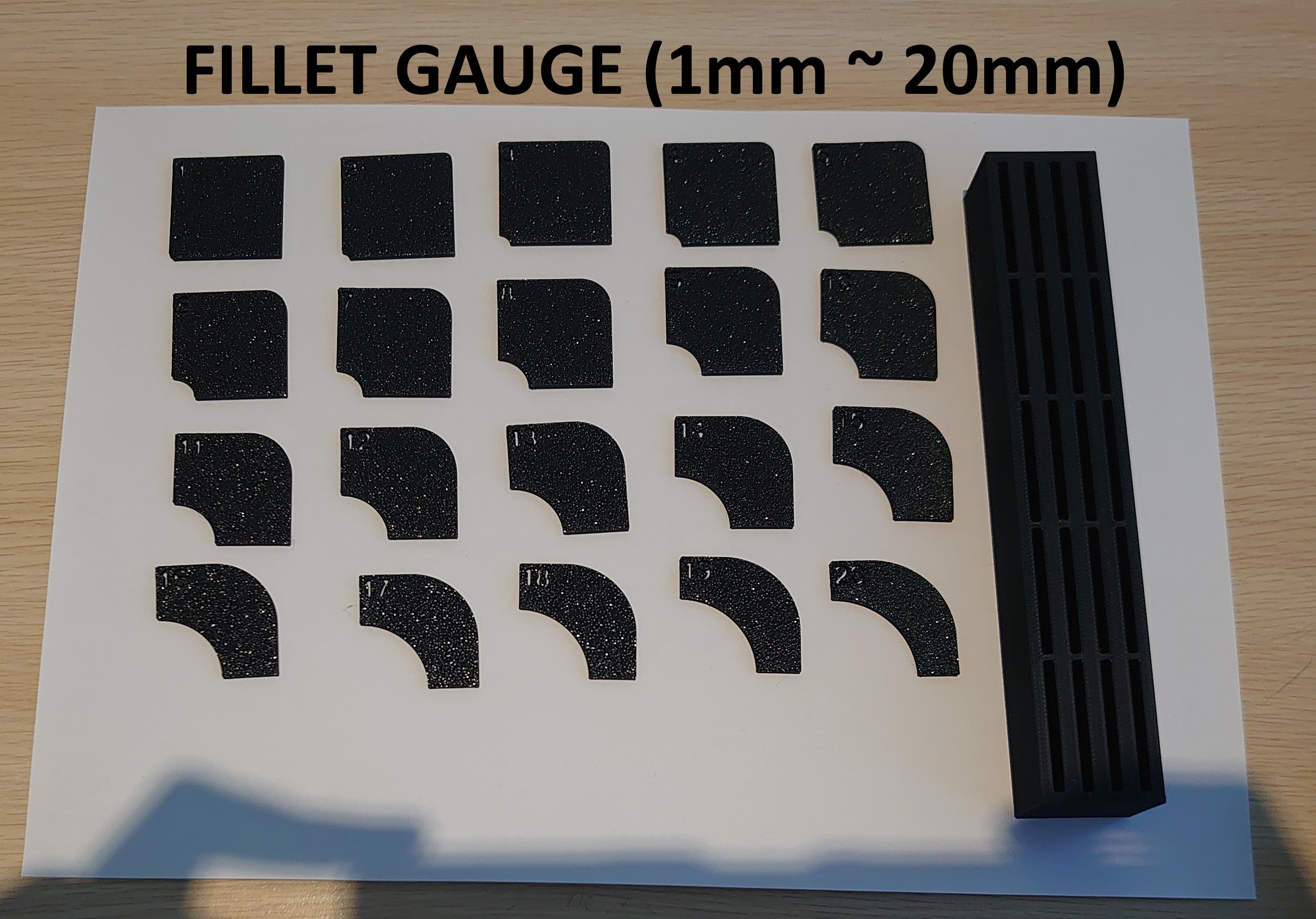 Fillet Gauge (1mm ~ 20mm)