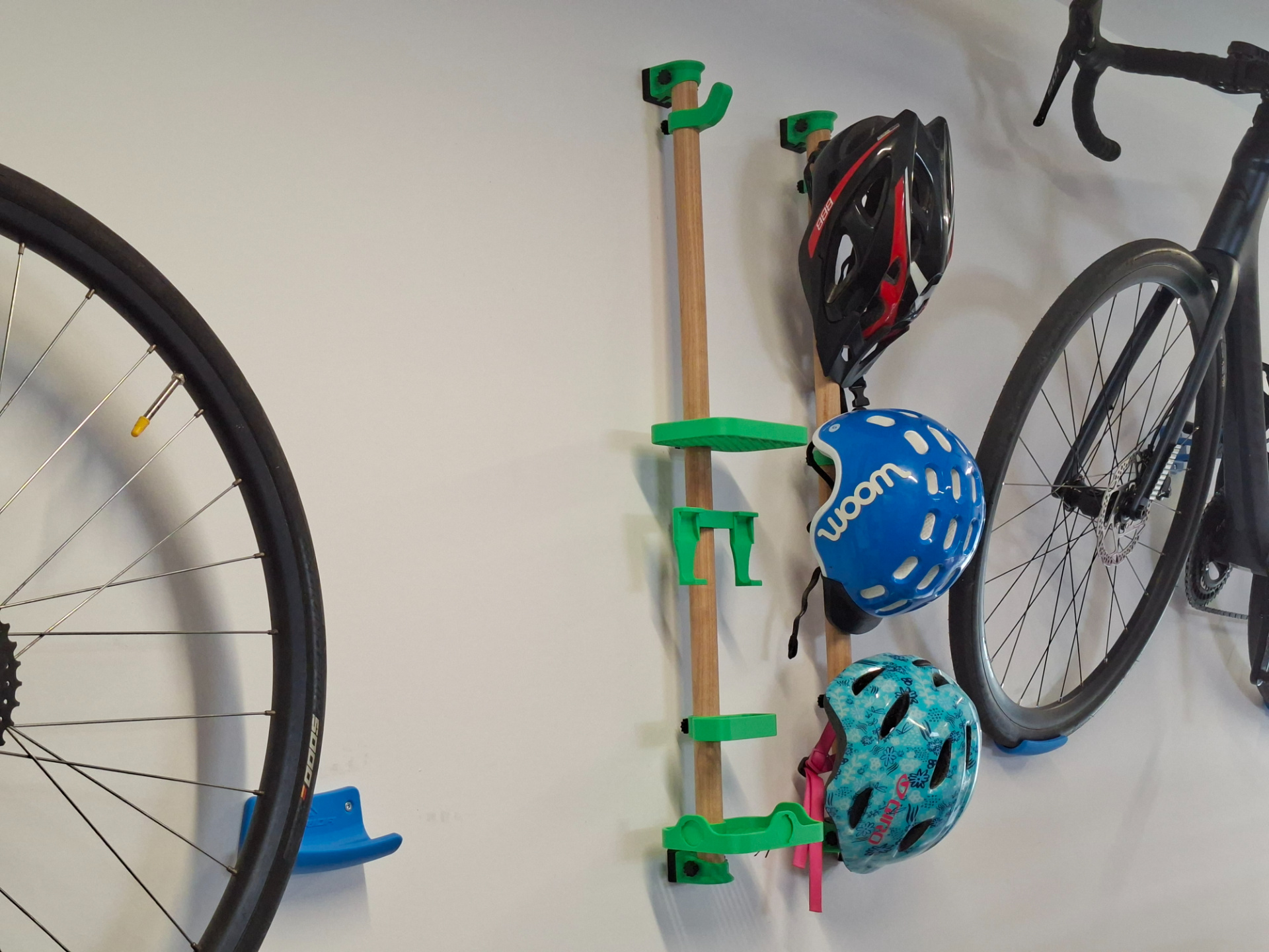 Yet Another Bike Gear Wall Storage Solution