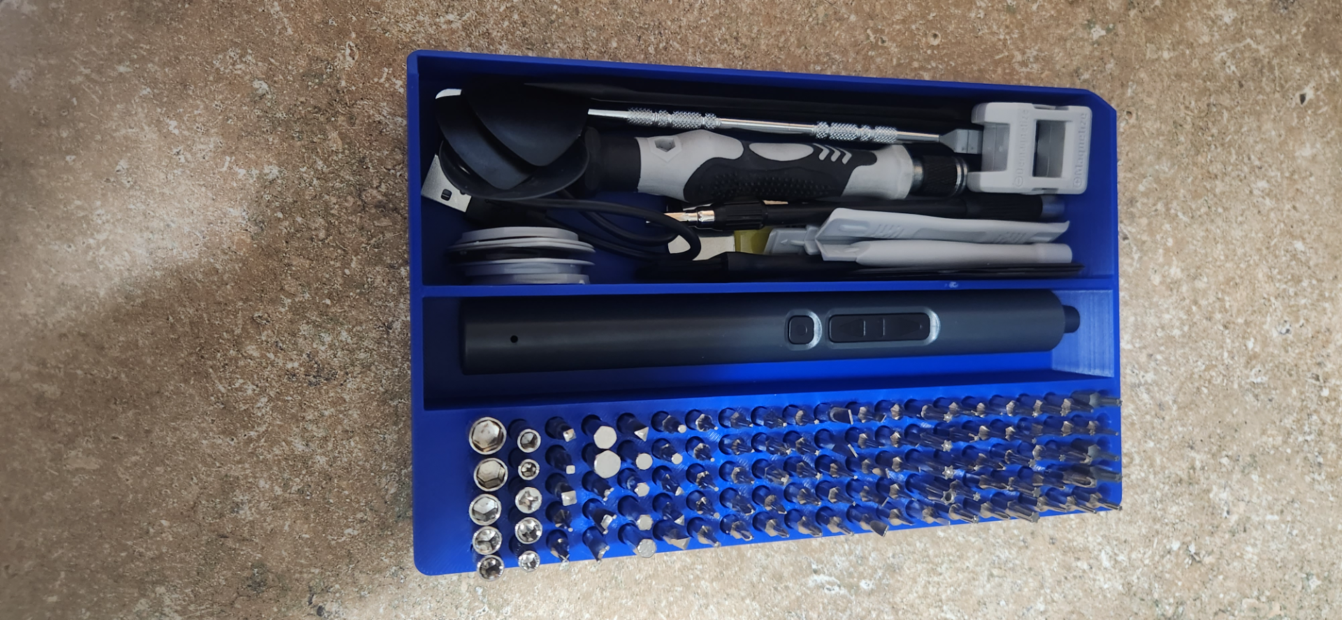 Holder for Eclectic Pencil screw driver for desk or work space