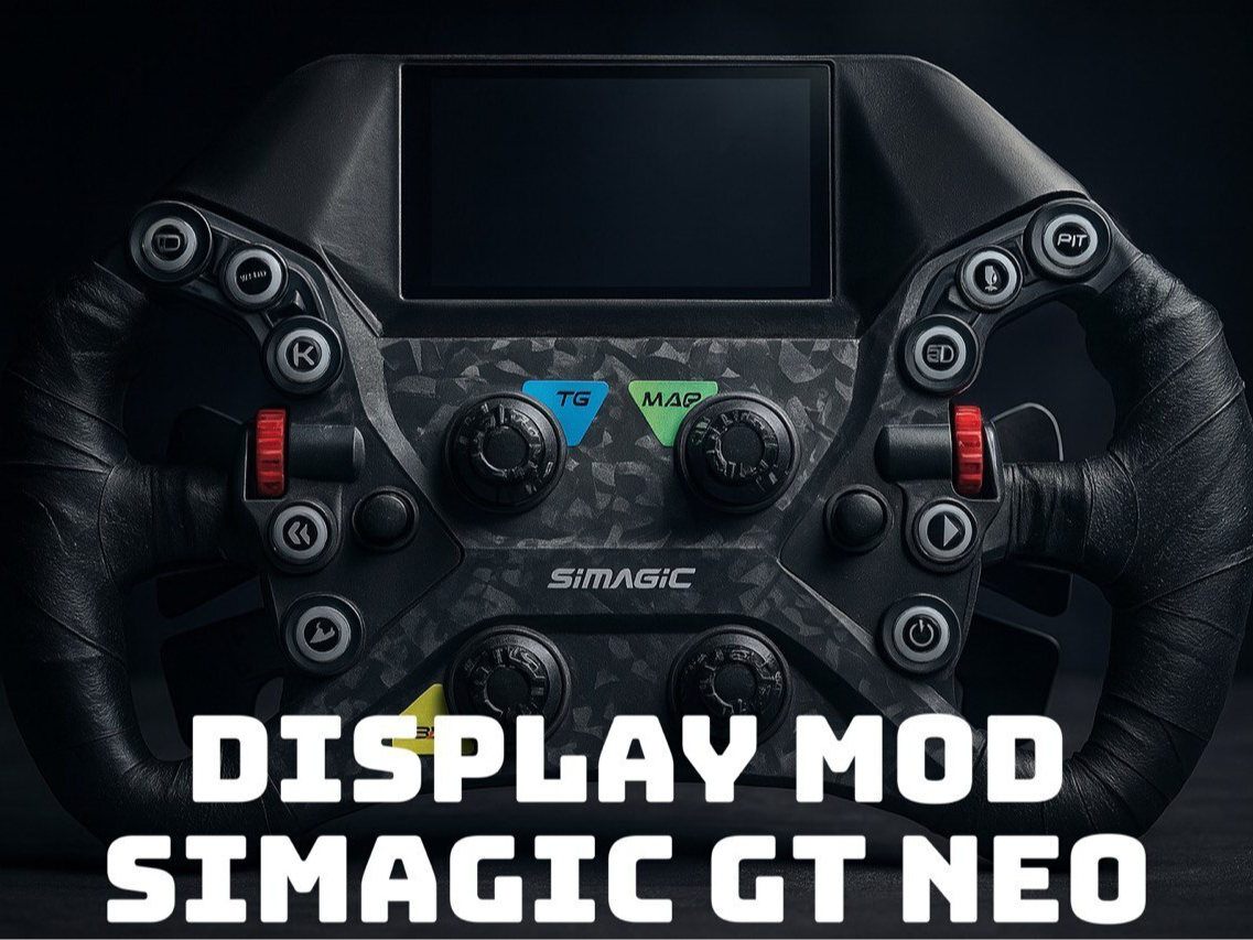 Displaymod für Simagic GT Neo Lenkrad